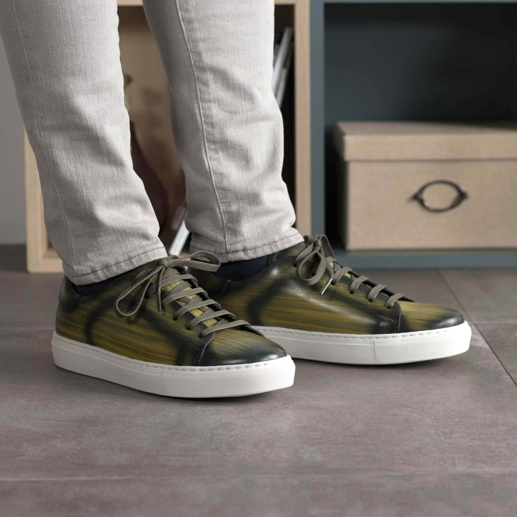 Portofino Sneaker — Khaki Patina