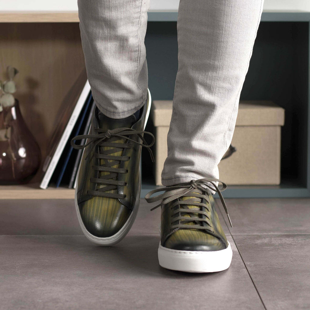 Portofino Sneaker — Khaki Patina
