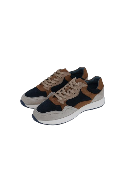 Laliya Multi-Panel Suede Low-Top Sneakers