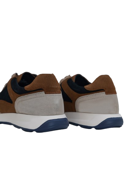 Laliya Multi-Panel Suede Low-Top Sneakers