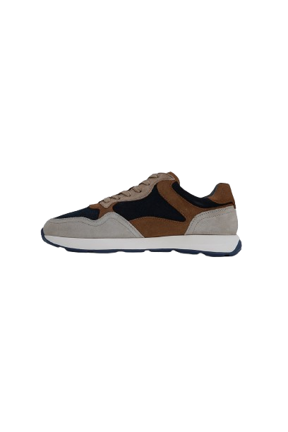 Laliya Multi-Panel Suede Low-Top Sneakers