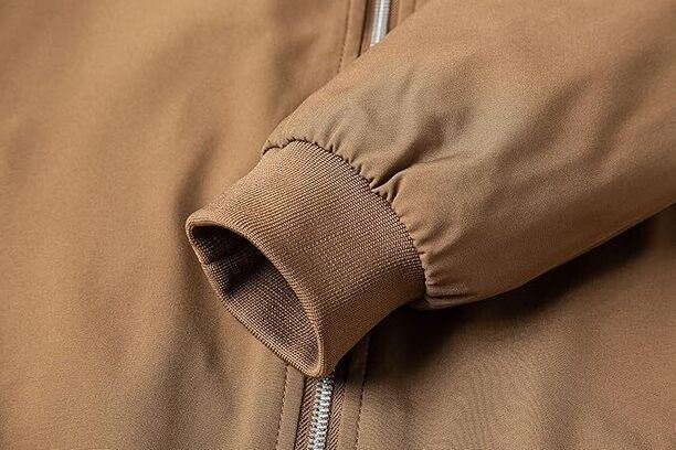 Laliya Camel Brown Lightweight Bomber Jacket