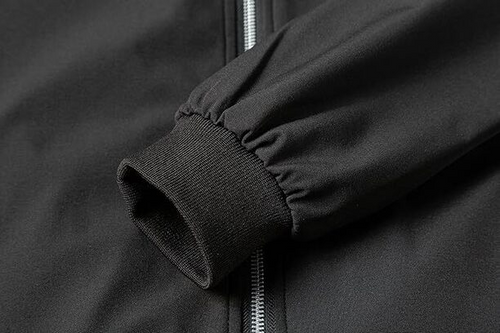 Laliya Classic Black Zip-Up Bomber Jacket