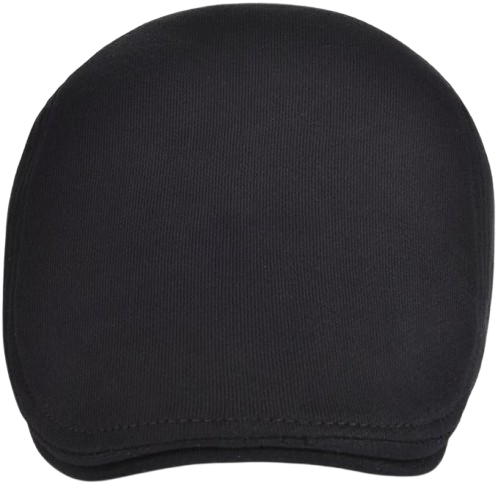 Laliya Classic Black Cotton Flat Cap Ivy Newsboy Hat