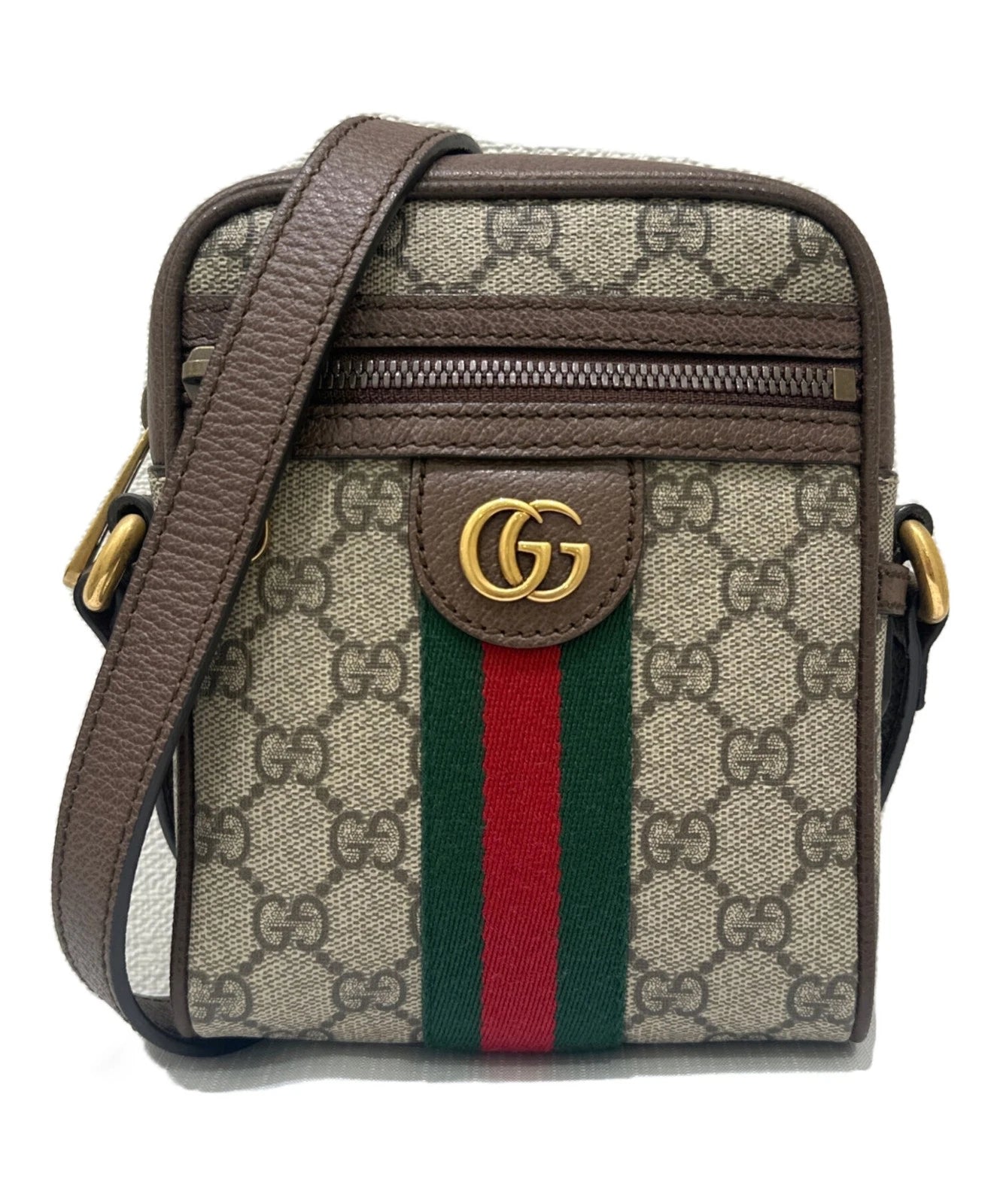 GG Canvas Web Stripe Mini Messenger Bag