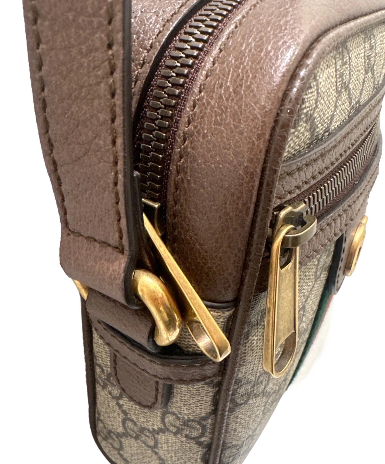 GG Canvas Web Stripe Mini Messenger Bag
